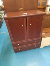 Load image into Gallery viewer, Mahogany storage unit
