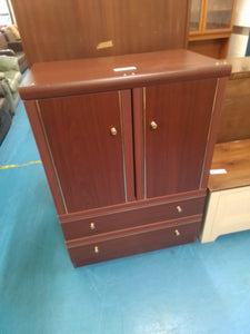 Mahogany storage unit