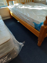 Load image into Gallery viewer, Pine Double Bedframe w/Factory Return Mattress
