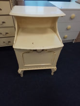 Load image into Gallery viewer, Cream Bedside Cabinet

