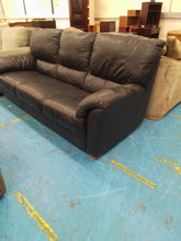 Load image into Gallery viewer, Black 3 Seater sofa
