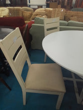Load image into Gallery viewer, White Extending Dining Table &amp; 4 Chairs
