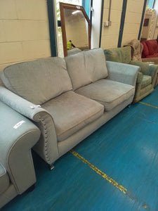 Grey Three Seater Sofa