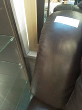 Load image into Gallery viewer, Brown Leather Three &amp; Seater Sofas Two
