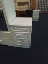 Load image into Gallery viewer, White Bedside Cabinet

