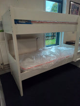 Load image into Gallery viewer, White Bunk Beds w/Factory Return Mattress
