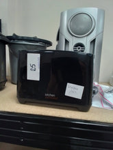 Load image into Gallery viewer, Black Toaster
