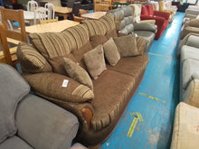 Load image into Gallery viewer, Brown Three Seater Sofa
