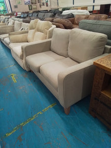 Two Seater Beige Sofa