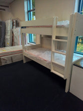 Load image into Gallery viewer, White Bunk Beds w/Factory Return Mattress
