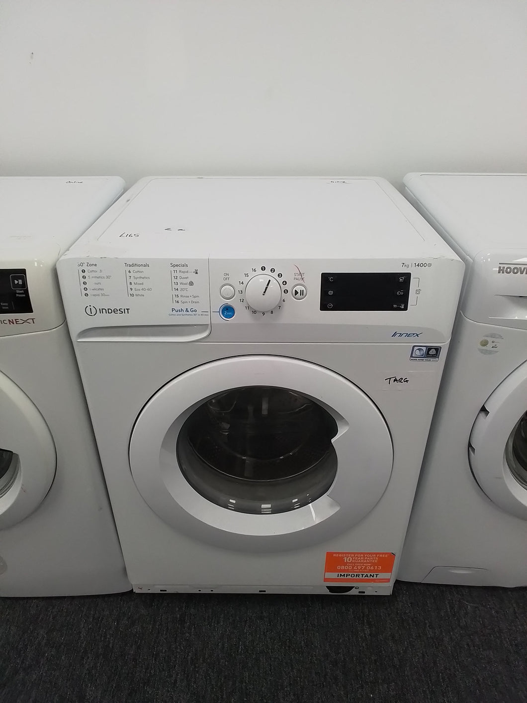 Indesit 7kg 1400 spin Washing machine