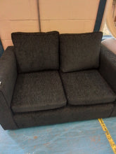 Load image into Gallery viewer, Black Two Seater Sofa
