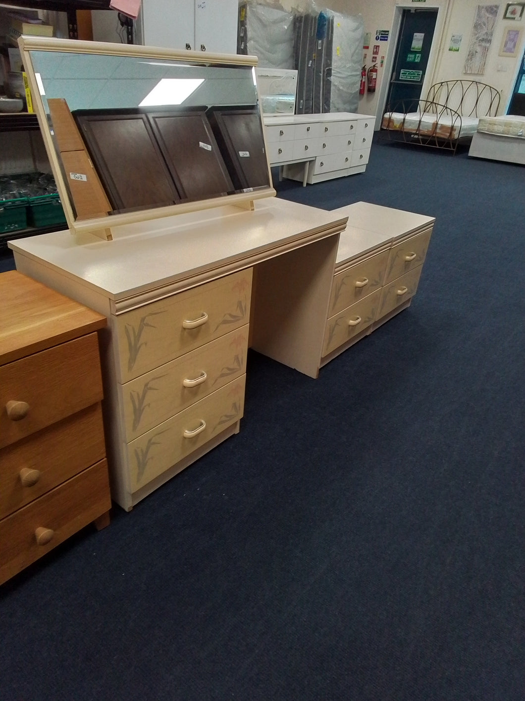 Dressing Table & Two Bedside Cabinets