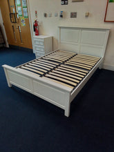 Load image into Gallery viewer, White Double Bedframe
