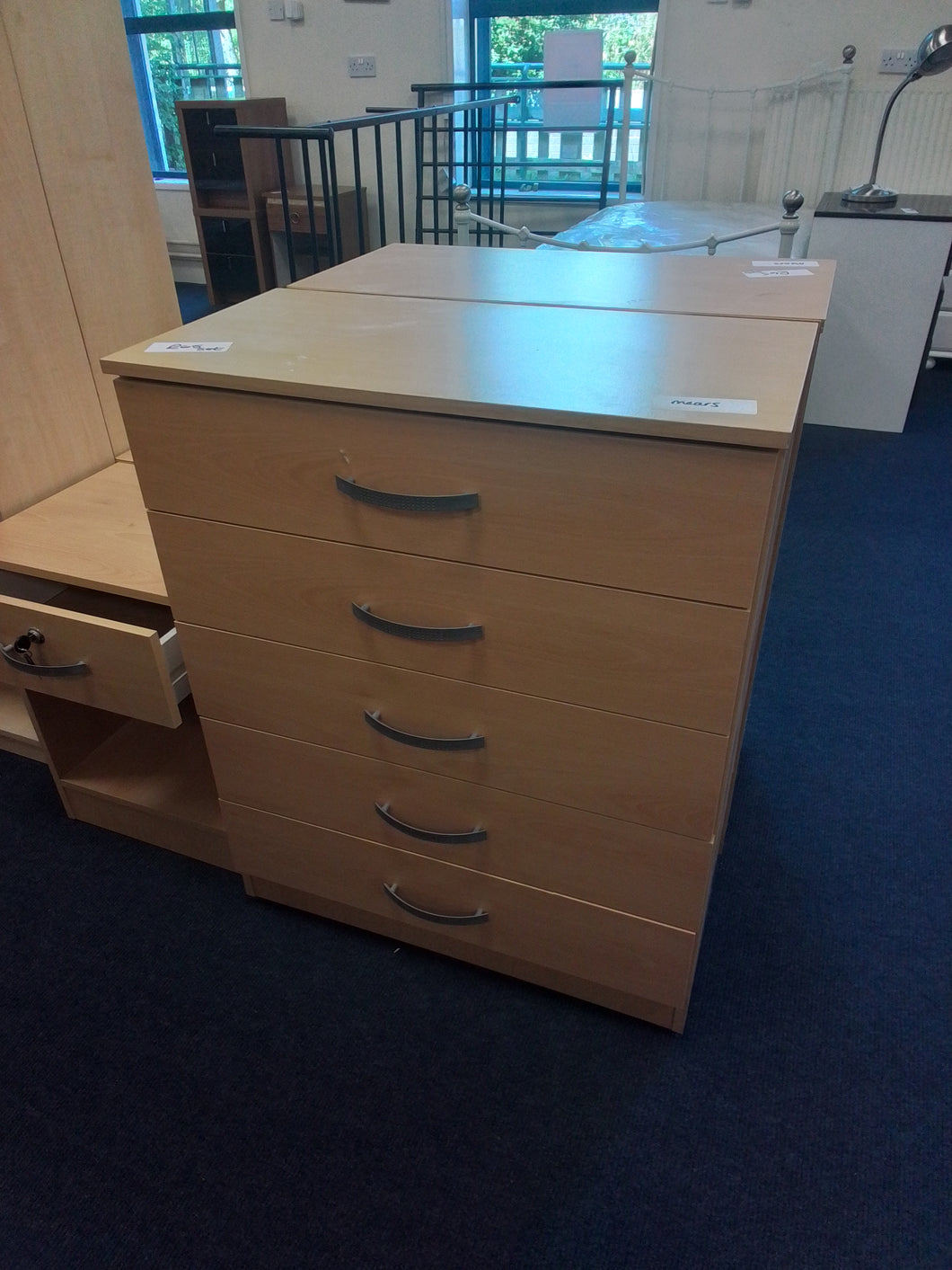 Chest of Drawers & Bedside Cabinet