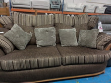 Load image into Gallery viewer, Brown Three Seater Sofa

