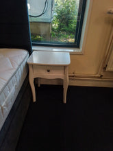 Load image into Gallery viewer, White Bedside Cabinet
