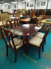 Load image into Gallery viewer, Extending Dining Table &amp; 6 Chairs
