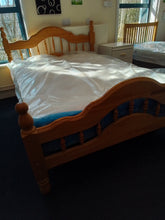 Load image into Gallery viewer, Pine Double Bedframe w/Factory Return Mattress
